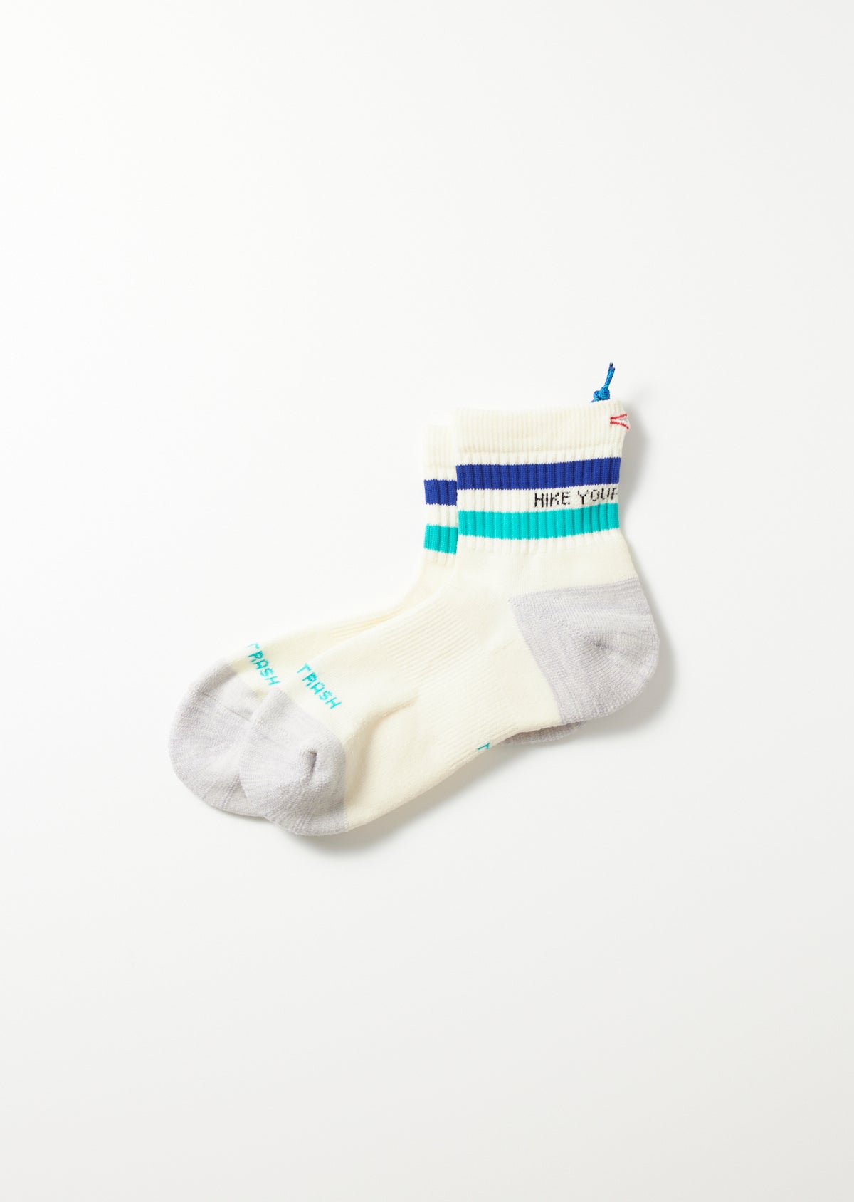 ハイカートラッシュ H.Y.O.H HIKE TREK MID　WHT / D.B / TUR　正面