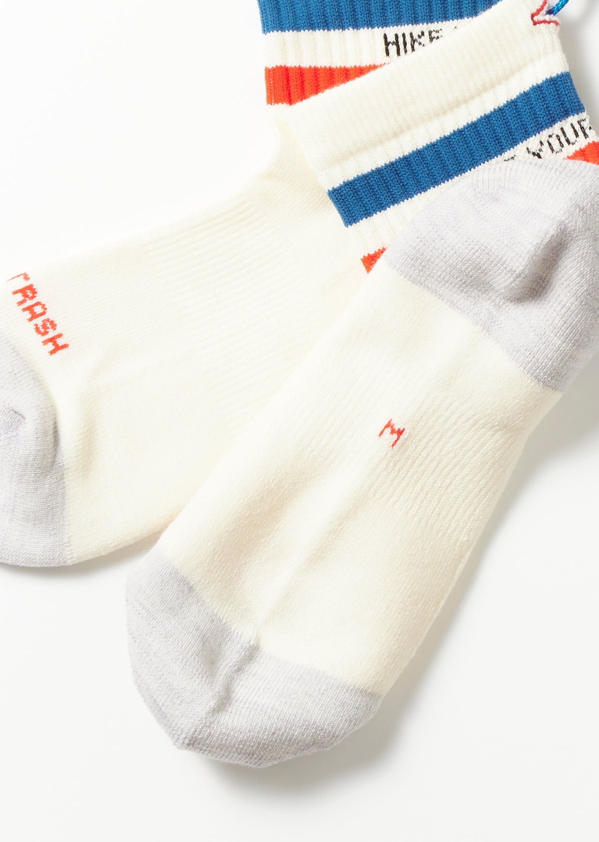 ハイカートラッシュ H.Y.O.H HIKE TREK MID　WHT / BLU / RED　裏