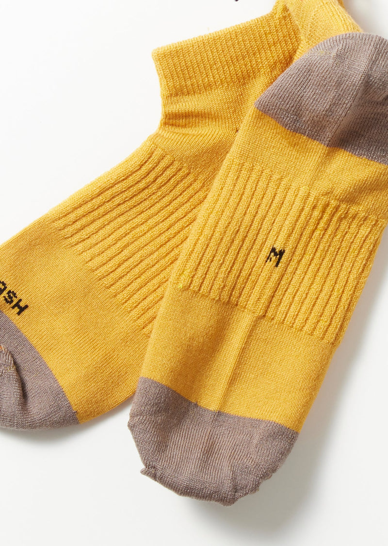 ハイカートラッシュ　HIKE＆RUN　
YELLOW / GRAY　裏