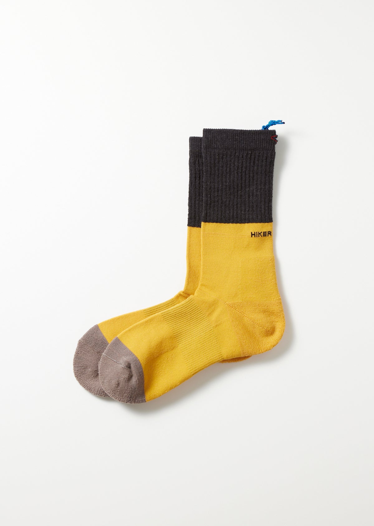 ハイカートラッシュ ZERO DAY HIKE TREK CREW　CHA / YEL / GRY　正面