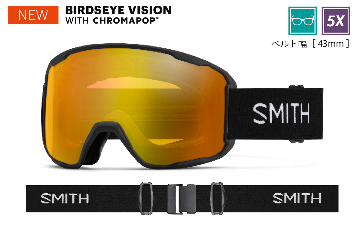 スミス プレビュー PREVIEW BLACK（CP Pro Photochromic Gold Mirror［Pro調光］）