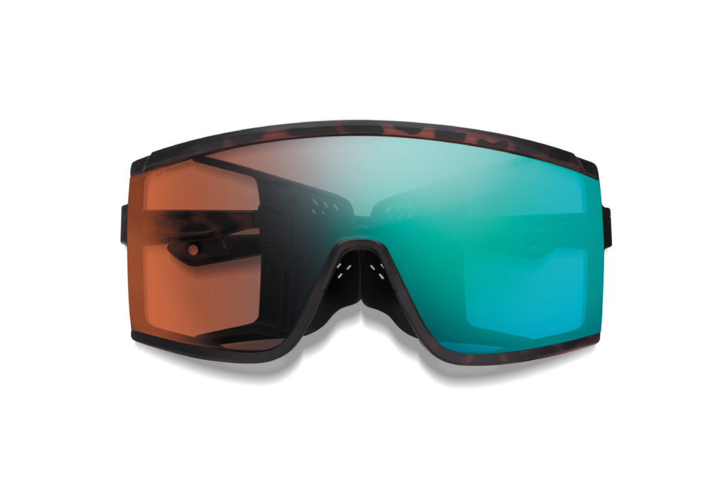 SMITH Pursuit Matte Black AsiaFit (CP Glacier Photochromic Copper Blue Mirror/Clear) 205001840