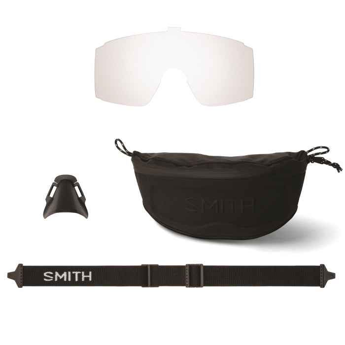 SMITH Pursuit Matte Black AsiaFit (CP Glacier Photochromic Copper Blue Mirror/Clear) 205001840