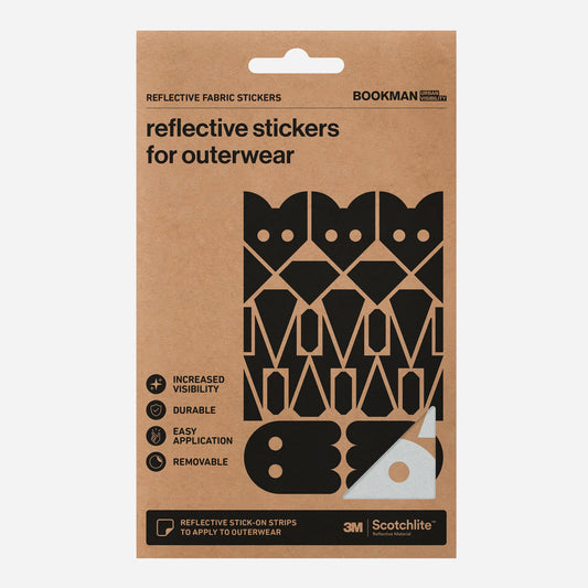 BOOKMAN Reflective Stickers for Outerwear