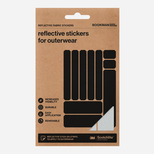 BOOKMAN Reflective Stickers for Outerwear