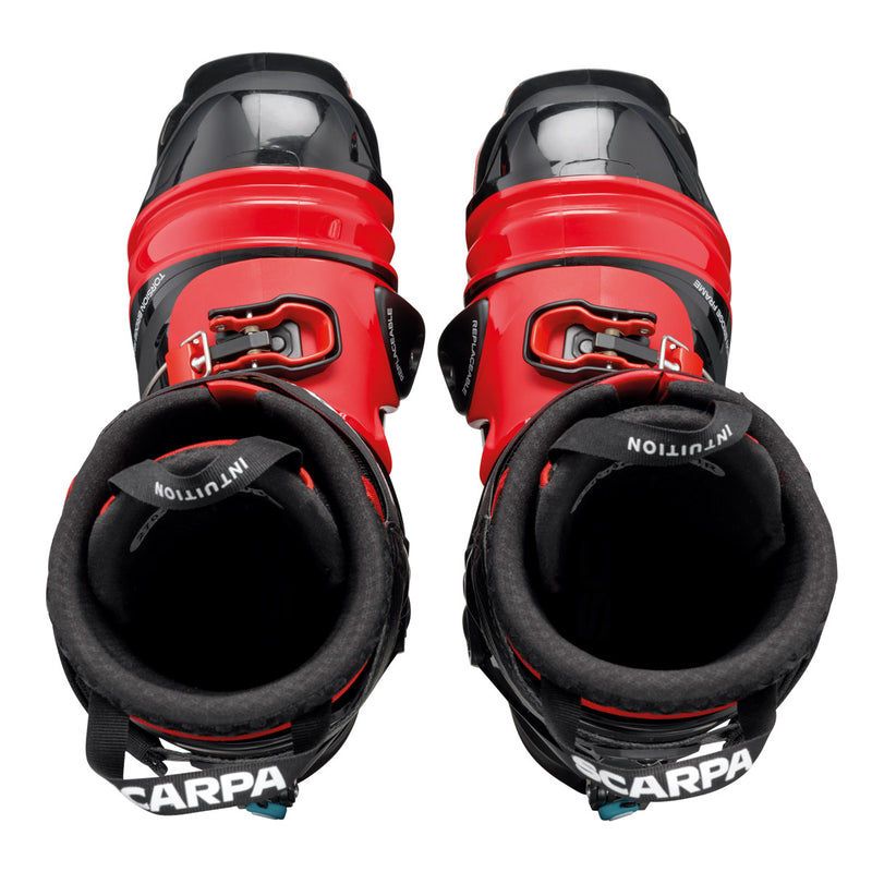 スカルパ　TXプロ　ブラック/レッド　上部から
