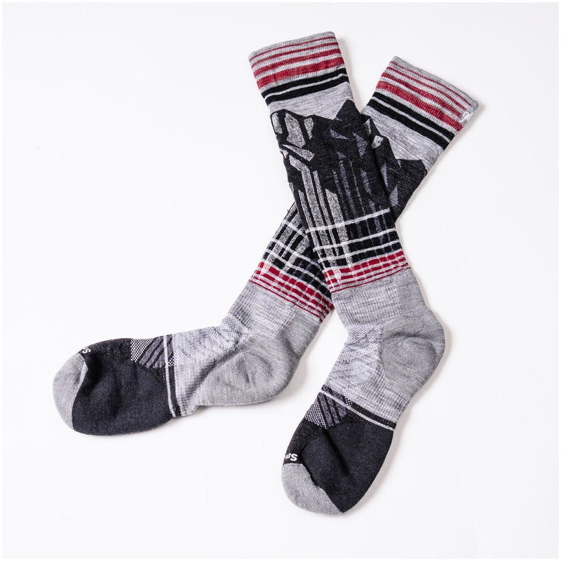 スマートウール　スキー ターゲットクッション サミットショット　SW71763　　ライトグレー　正面