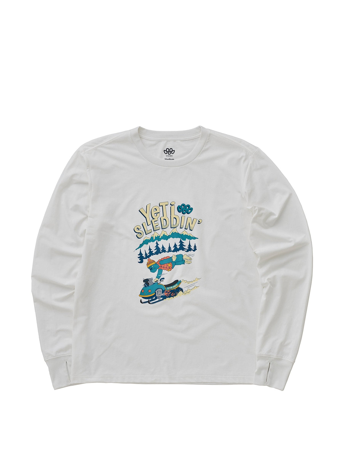 ティートンブロス イエティ ロングスリーブTシャツ White