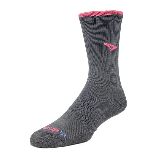 ドライマックス（DRYMAX） トレイルランニングクルー（TrailRunningCREW） TRAILRUNCREW カラー：DARK GRAY/NEON PINK