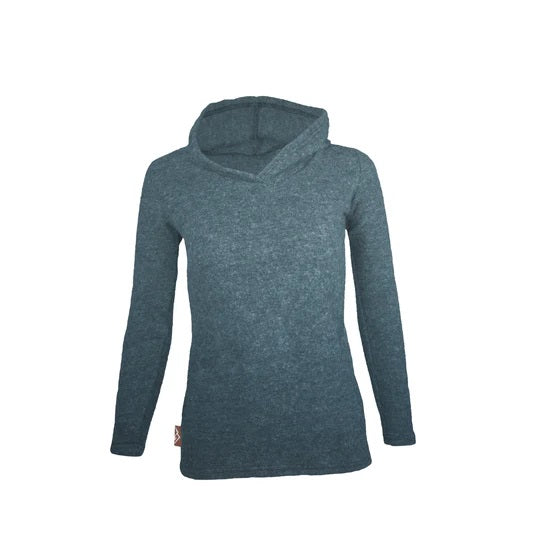 アパラチアンギアーカンパニー（APPALACHIAN GEAR COMPANY） 【女性用】アルパカフリースフーディー（All-Paca Fleece Hoodie）AFH-WB カラー：GraniteBlue