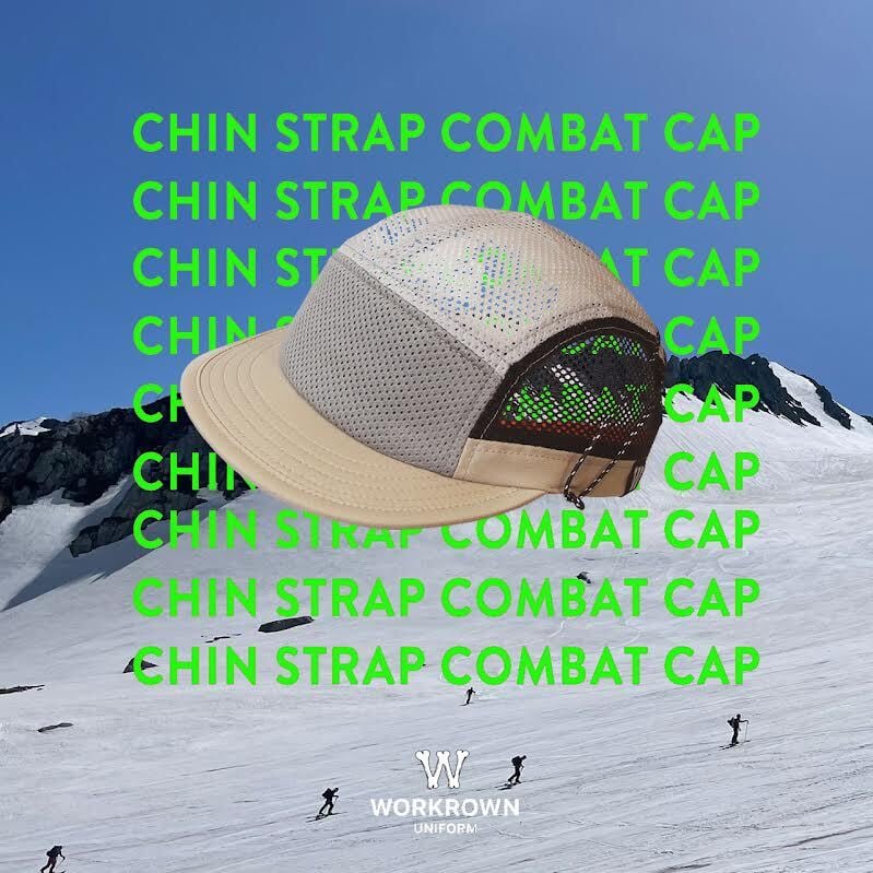 ワークラウン (WORKROWN UNIFORM) CHIN STRAP COMBAT CAP カラー：Sandstorm