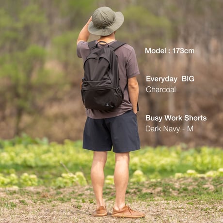 イフユーハブ　エブリデイ　ビッグ　チャコール　着用画像