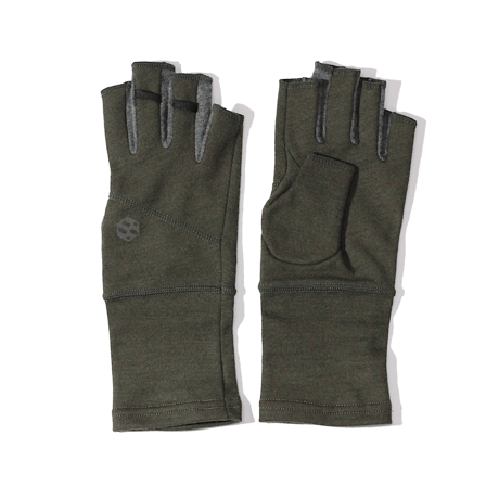 ハンズオングリップ　Hobo 1J　モスグリーン　グレー　正面