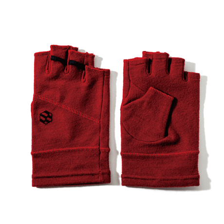 ハンズオングリップ　ホーボーハーフフィンガー　ダークレッド