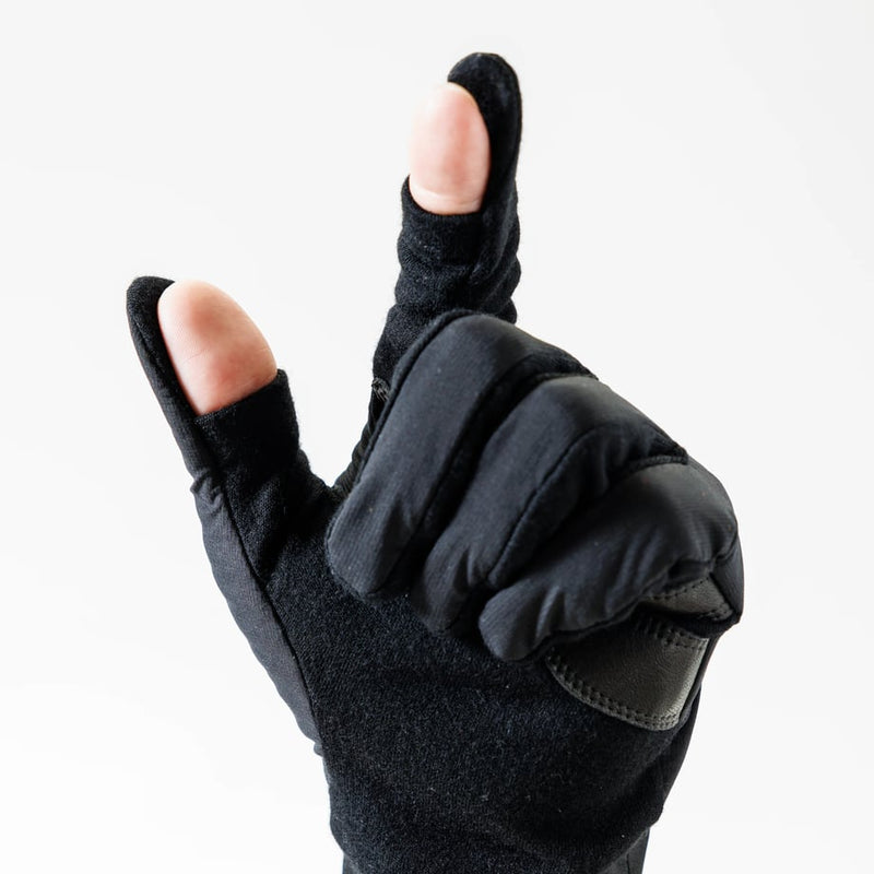 ハンズオングリップ　ブリージー　ブラック　指先