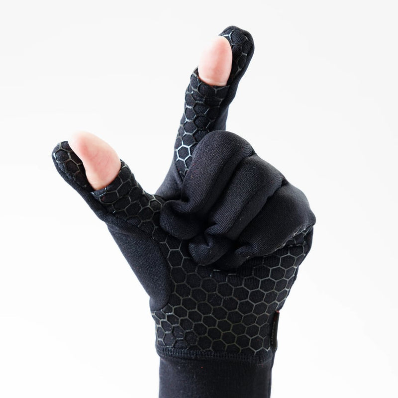 ハンズオングリップ　リバティー　ブラック　指先