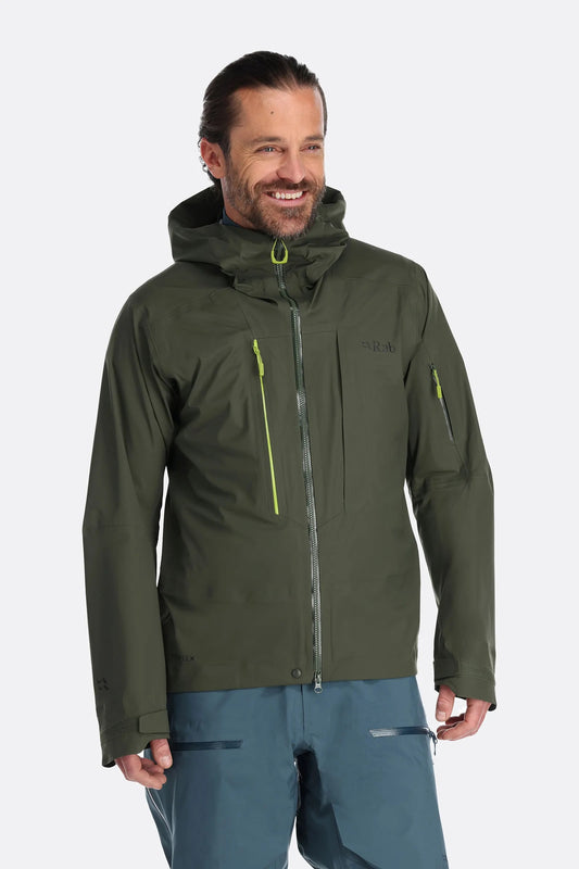 ラブ（Rab） クロマ キネティック ウォータープルーフジャケット（Khroma Kinetic Waterproof Jacket）QWH-38 カラー：Army