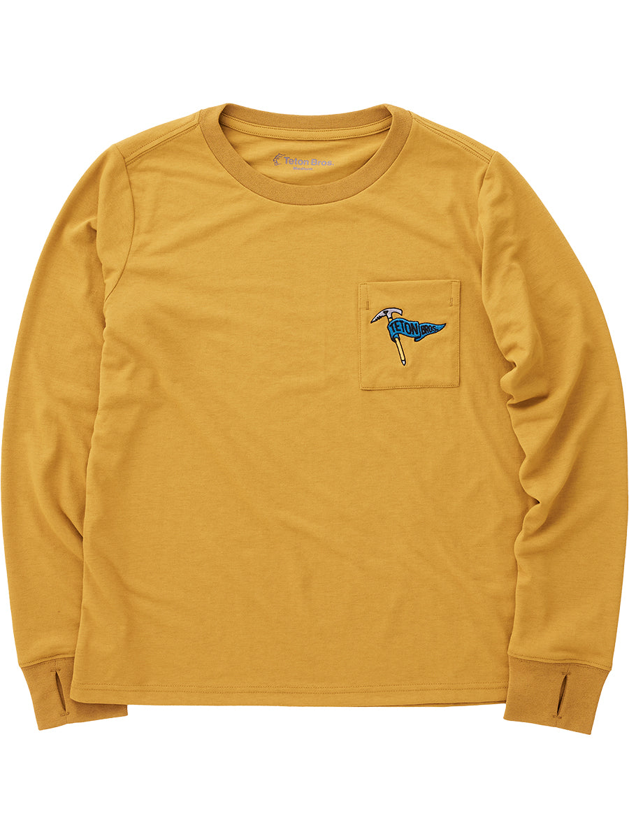 ティートンブロス（TetonBros.） TB Axe L/Sティー（TB Axe L/S Tee）TB233-50 カラー：Yellow