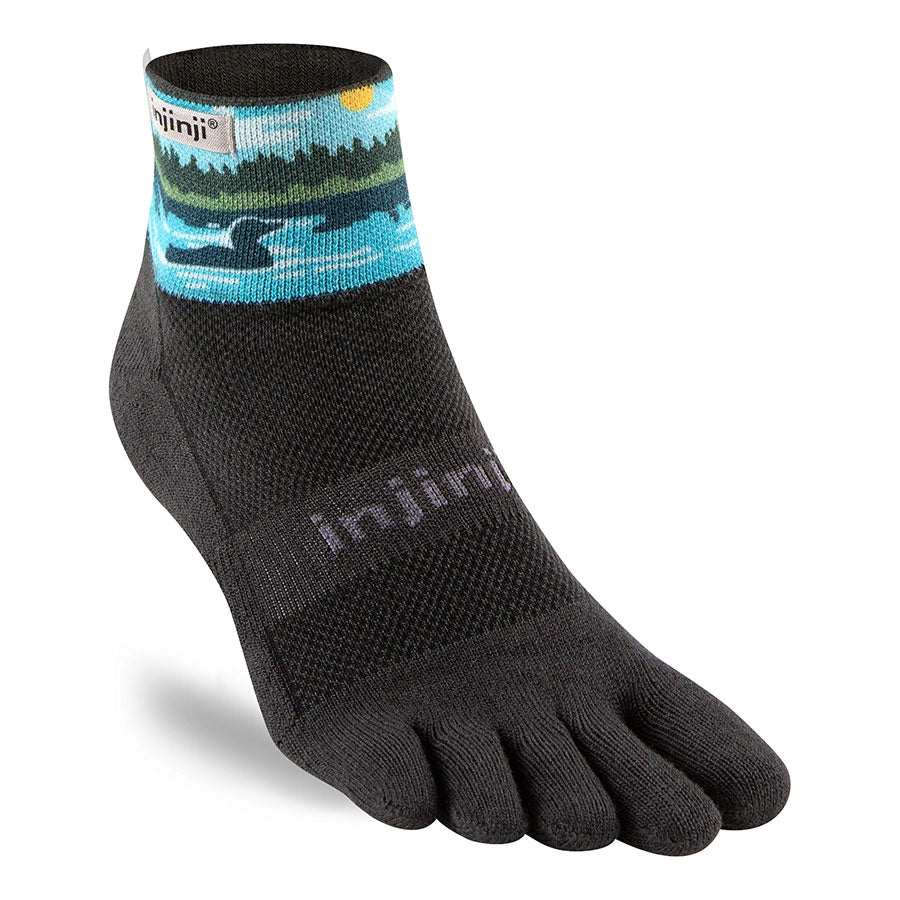 injinji アーティストデザイン トレイルミッドウエイト ミニクルー