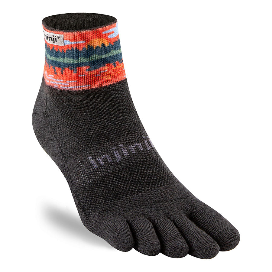 injinji アーティストデザイン トレイルミッドウエイト ミニクルー
