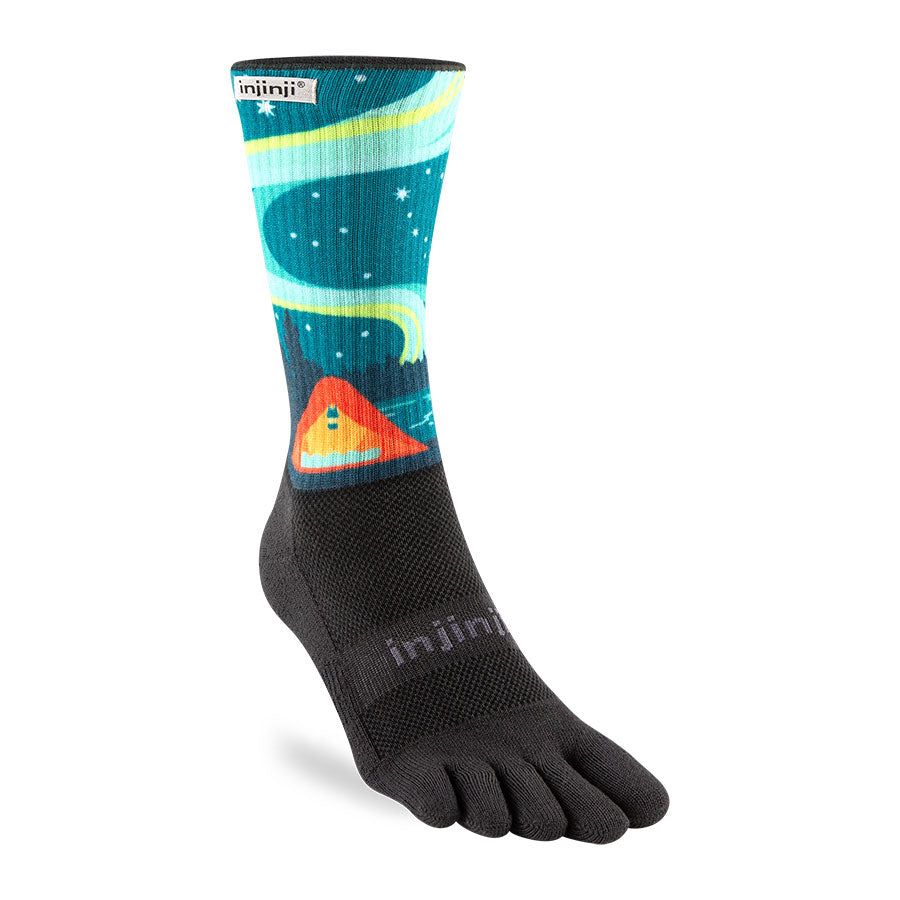 injinji アーティストデザイン トレイルミッドウエイトクルー