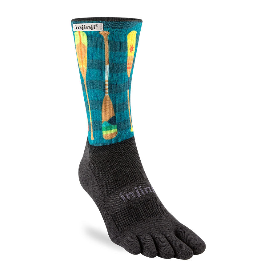 injinji アーティストデザイン トレイルミッドウエイトクルー