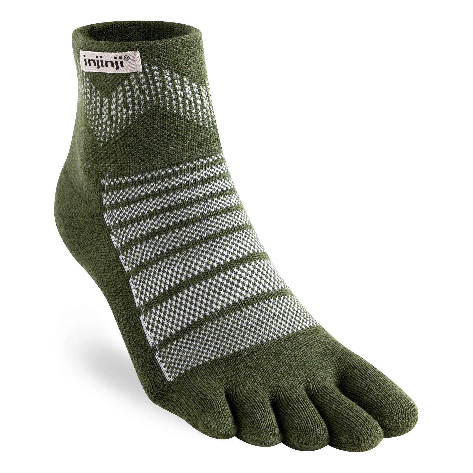 injinji アウトドア ミッドウェイトミニクルーウール