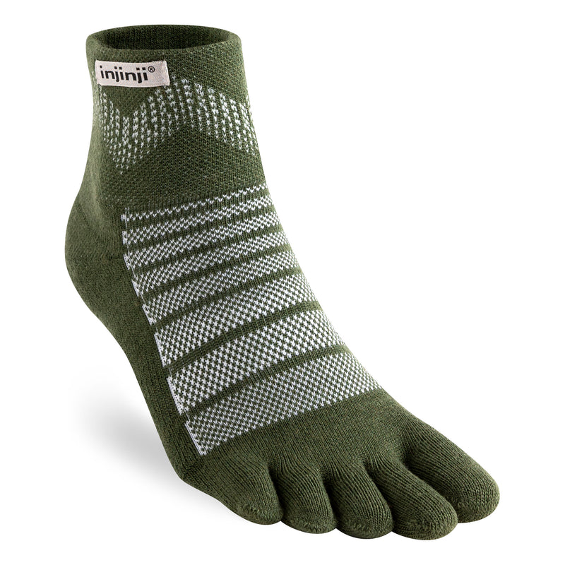 injinji アウトドア ミッドウェイトミニクルーウール