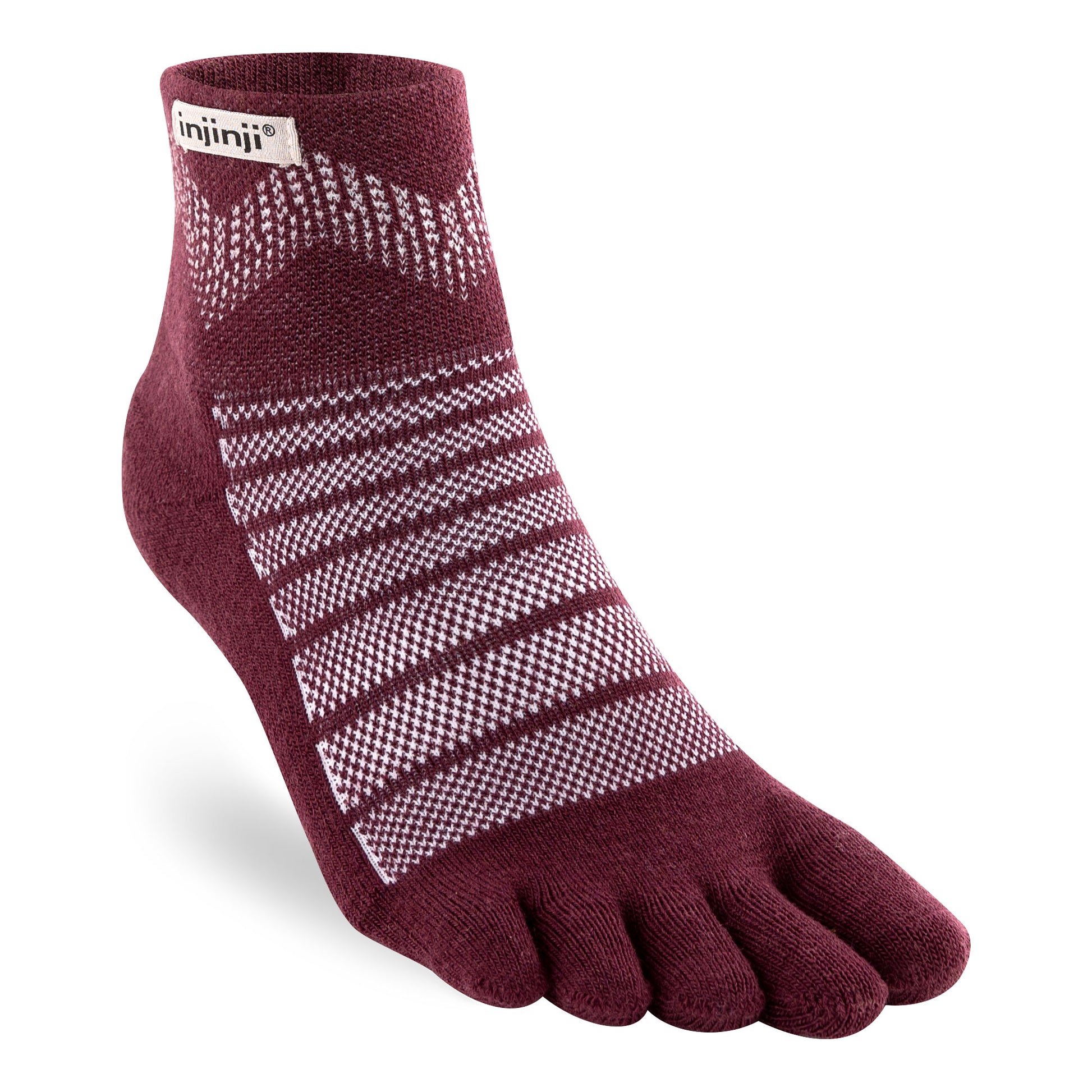 injinji アウトドア ミッドウェイトミニクルーウール