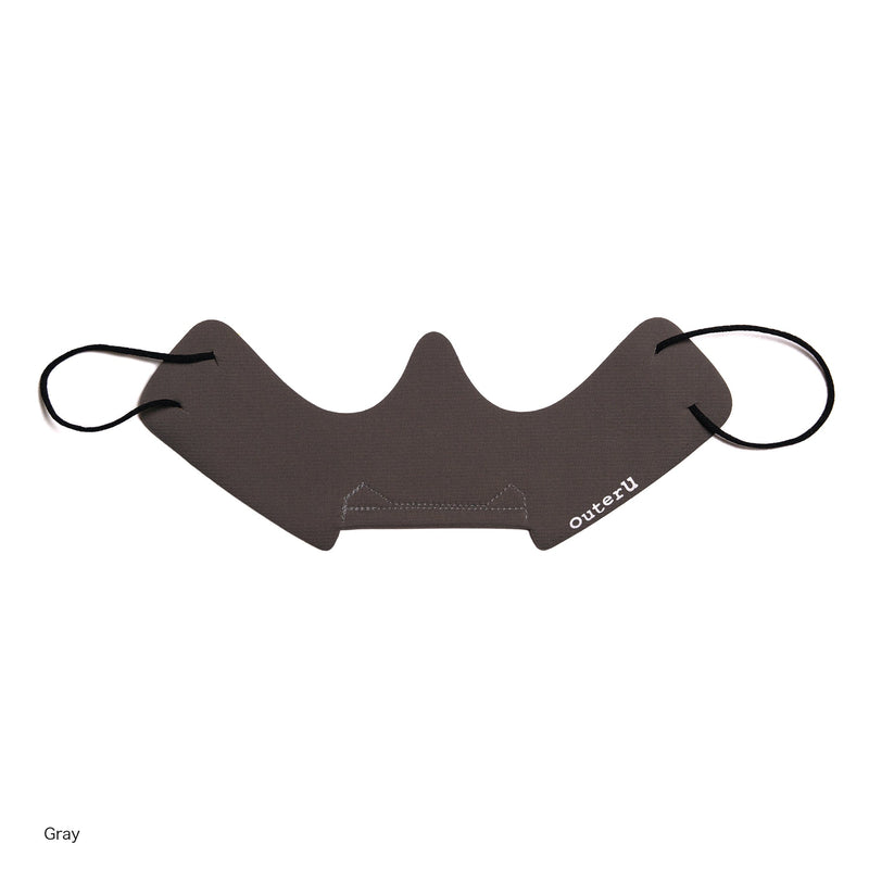 アウターユー　フェイスグローブ フレックス ローロフト　グレー　正面