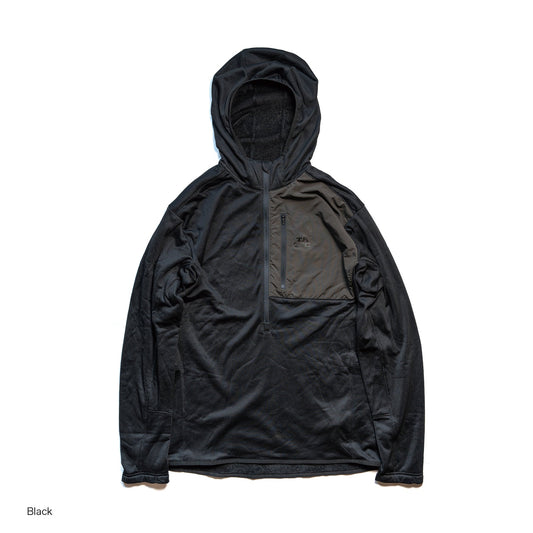 スタティック（STATIC） アドリフト ハーフ ジップ フーディー（Adrift Half Zip Hoody） 24502 カラー：Black