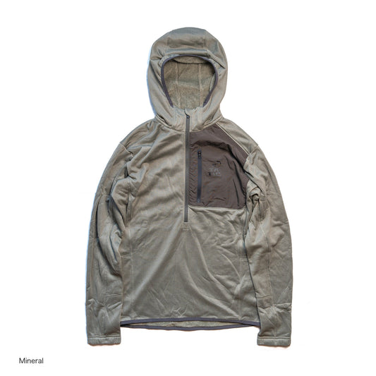 スタティック（STATIC） アドリフト ハーフ ジップ フーディー（Adrift Half Zip Hoody） 24502 カラー：Mineral