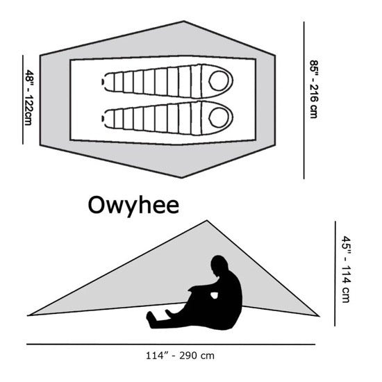 【NEW】シックスムーンデザインズ（SixMoon Designs） オワイヒー（Owyhee）SMD-TENT-0023 カラー：グレー