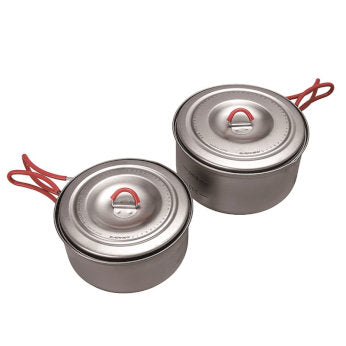 EVERNEW Ti U.L. Pot 600 + 900 正面