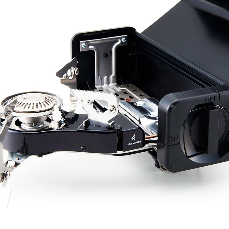 FORE WINDS Folding Camping Stove FW-FS01-BK Color: Black