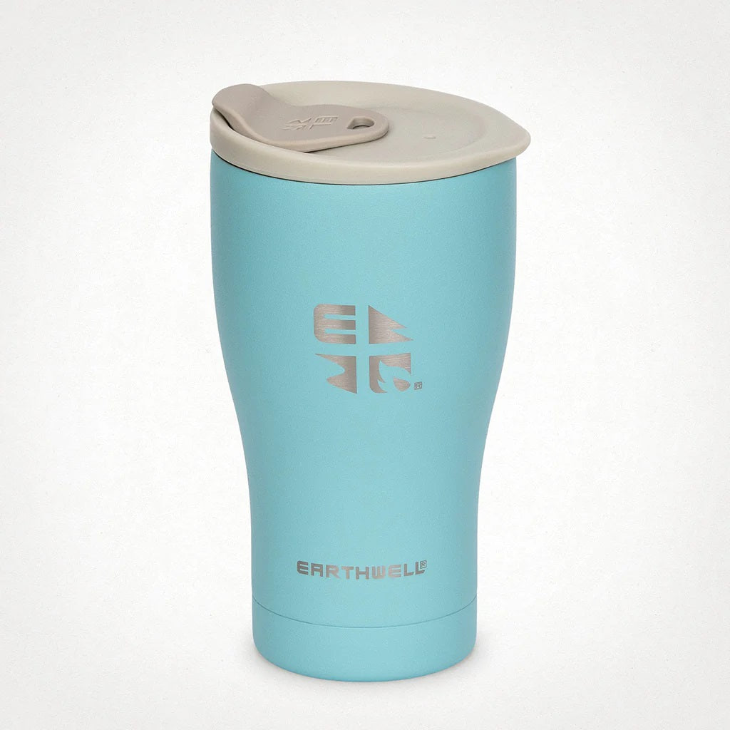 アースウェル（EARTHWELL）アーリーライザー タンブラー 16oz（16oz Early Riser Tumbler）EW-VT16ER カラー：AQUABLUE