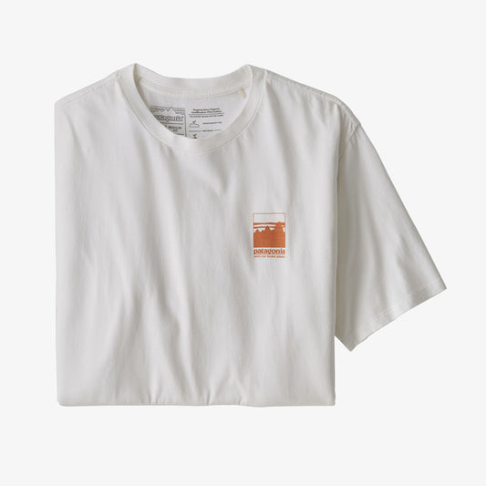 パタゴニア（Patagonia）アルパインアイコンリジェネラティブオーガニックコットンTシャツ（alpine-icon-regenerative-organicT）37400 カラー：WHI