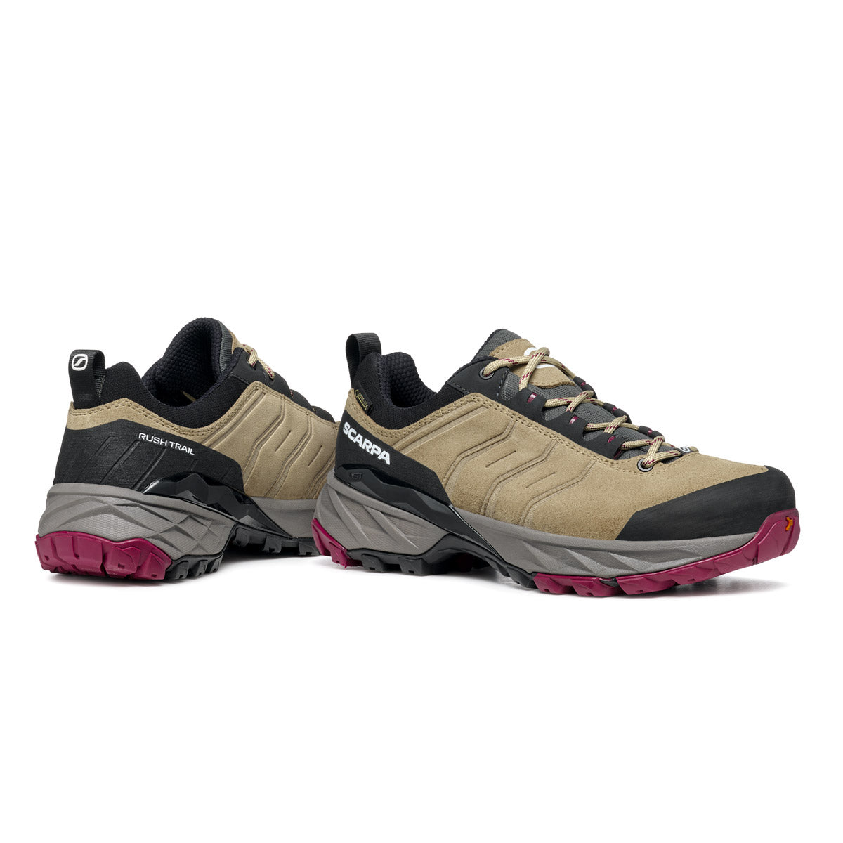 SCARPA Women's Rush Trail GTX SC22055, Color: Light Desert