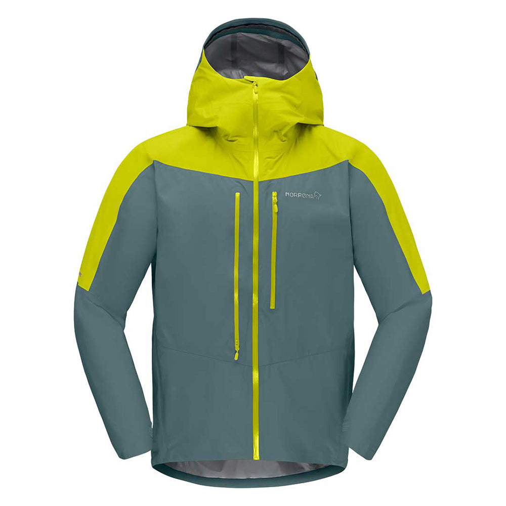 ノローナ（NORRONA） フォルケティン ゴアテックス パックライト ジャケット（falketind Gore-Tex Paclite Jacket）  1812-22 カラー：Sulphur Spring/North Atlantic