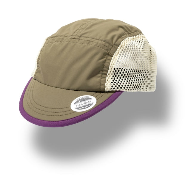 【NEW】ヴェロスピカ（Velo Spica）P.S.C Cap "Cycling" PSCCAP カラー：Khaki / Purple