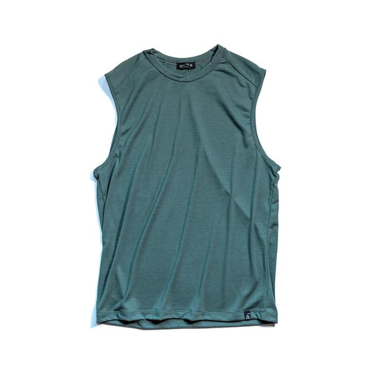 スタティック（STATIC） オールエレベーション スリーブレスシャツ（ALL ELEVATION SLEEVELESS SHIRTS）100123  カラー：Blue Green