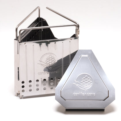 conifer cone Folding Stove Pyromaster2