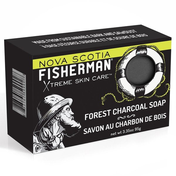 Nova Scotia Fisherman Forest Charcoal Soap (ns-so-b2)