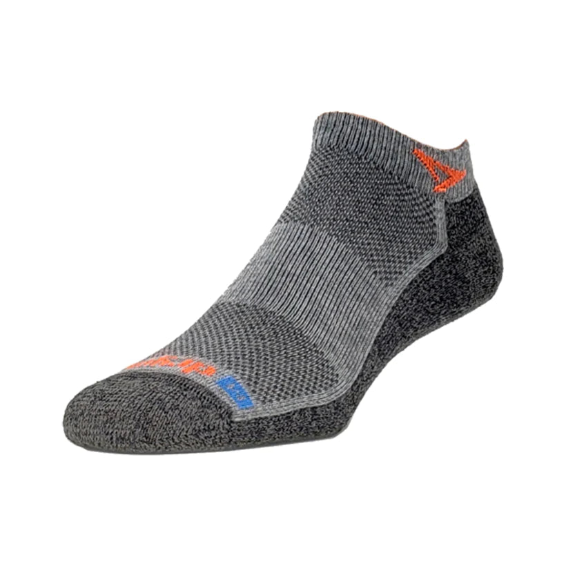 ドライマックス(DRYMAX) エクストラプロランニングミニクルー（ExtraPro Running MiniCrew） d1152 カラー：Heathered Gray/Graphite/Orange