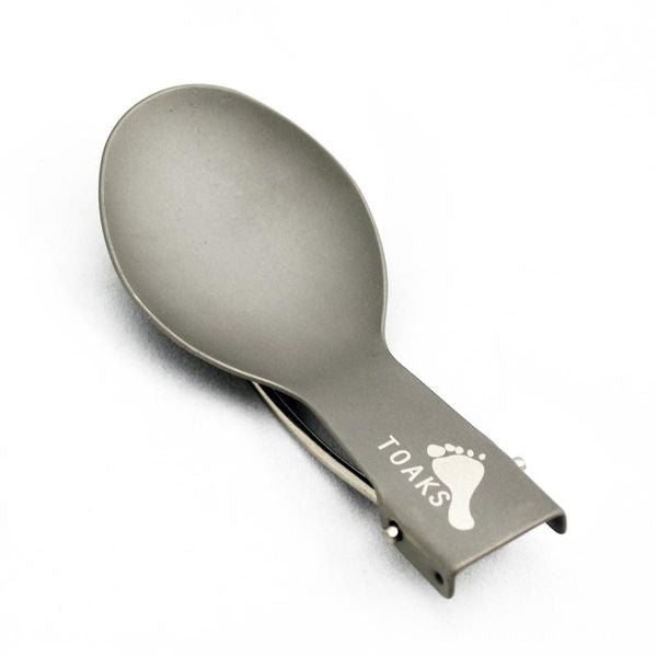 トークス（TOAKS） チタニウムフォールディングスプーン （Titanium Folding Spoon）SLV-07