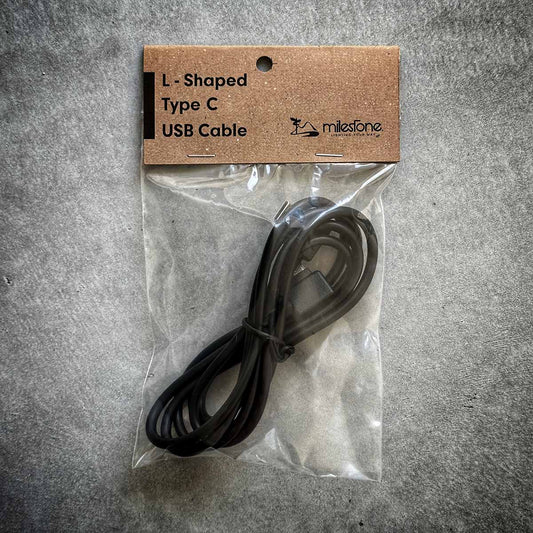 【NEW】マイルストーン（milestone） L-Shaped Type-C USB Cable / L型 タイプC USBケーブル LSHAPEDUSBCABLE