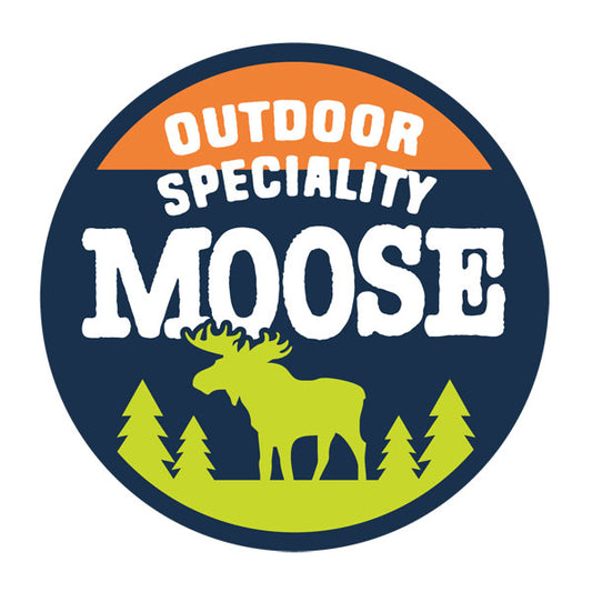 ムース（MOOSE） ステッカー（サークルオレンジ） ｍsticker3