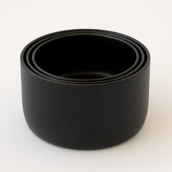 ヴィヴァフデ　山のうつわ　ブラック　正面