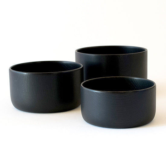 ヴィヴァフデ　山のうつわ　ブラック　サイズ比較