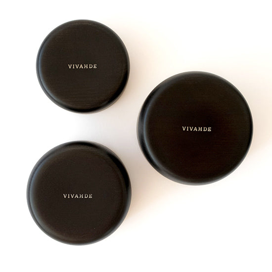 ヴィヴァフデ　山のうつわ　ブラック　裏面